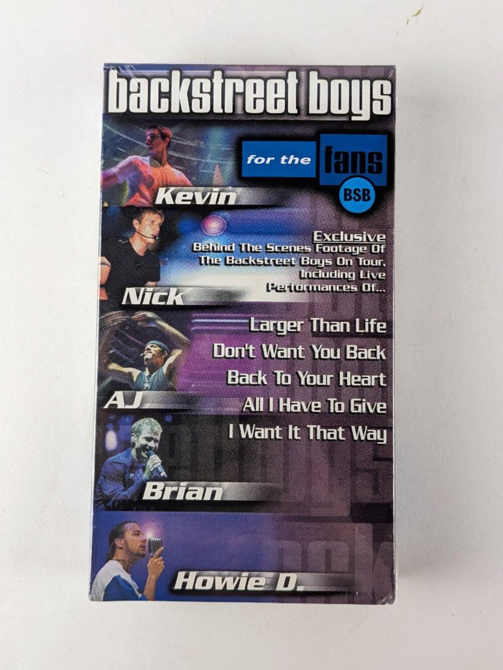 SEALED Backstreet Boys For the Fans VHS 2000 - Picture 2 of 6
